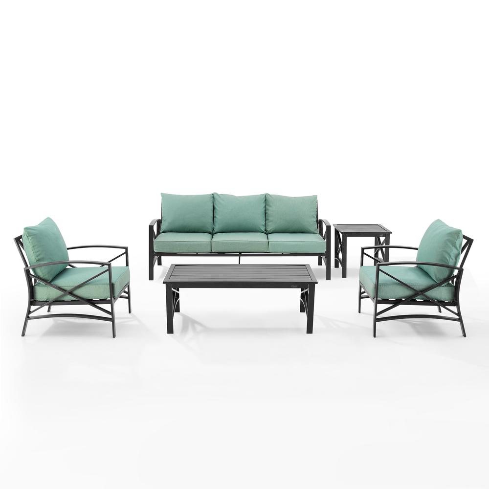 Kaplan 5Pc Outdoor Sofa Patio Furniture Set. Picture 14