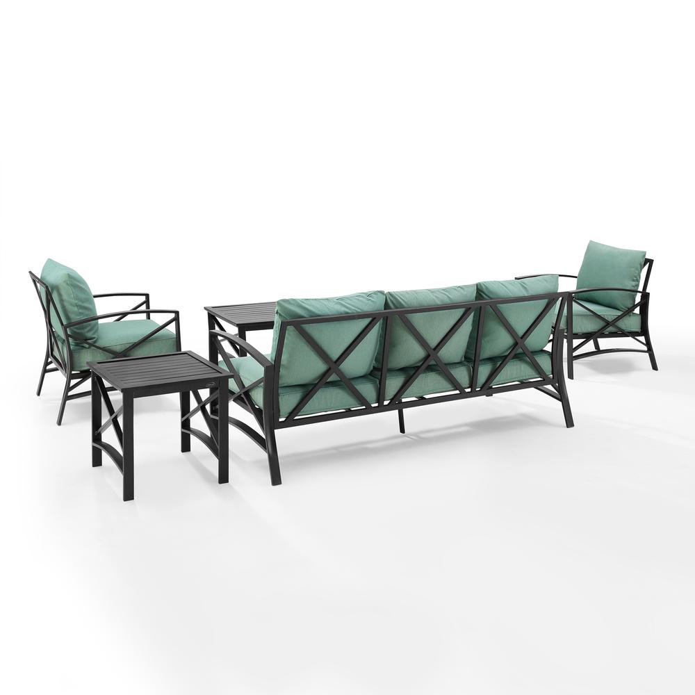 Kaplan 5Pc Outdoor Sofa Patio Furniture Set. Picture 3