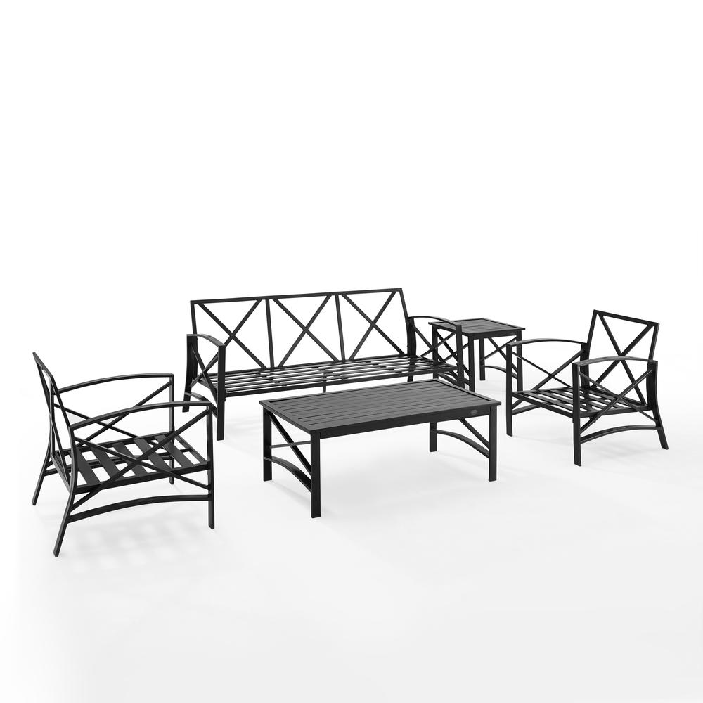 Kaplan 5Pc Outdoor Sofa Patio Furniture Set. Picture 1