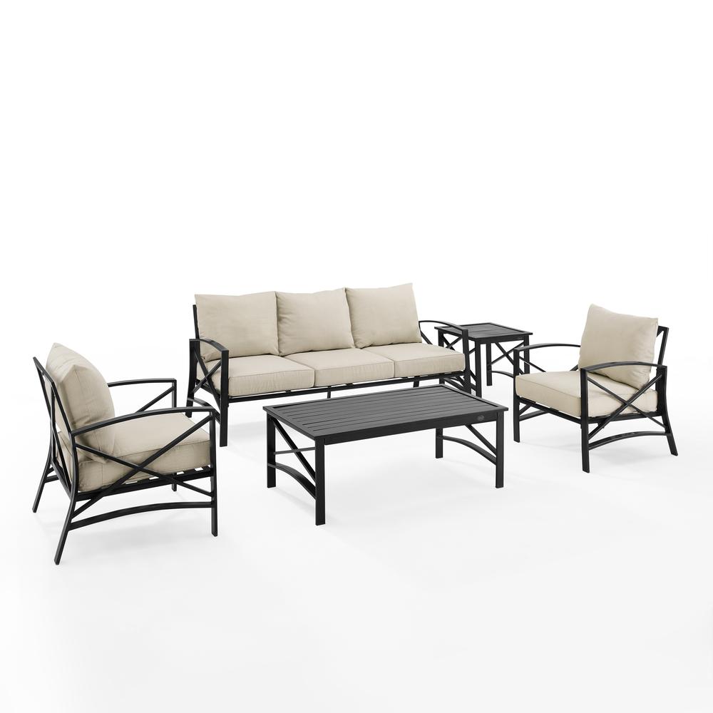 Kaplan 5Pc Outdoor Sofa Patio Furniture Set. Picture 8