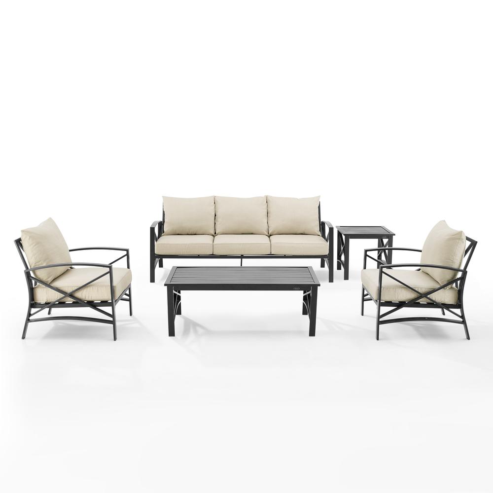 Kaplan 5Pc Outdoor Sofa Patio Furniture Set. Picture 13
