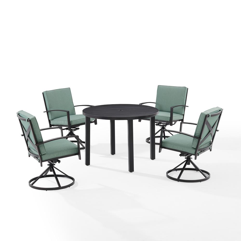 Kaplan 5Pc Round Outdoor Dining Set. Picture 1