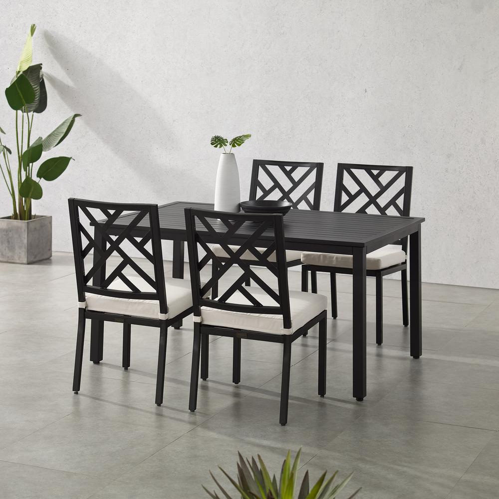 Locke 5Pc Outdoor Dining Set - Table & 4 Chairs. Picture 3