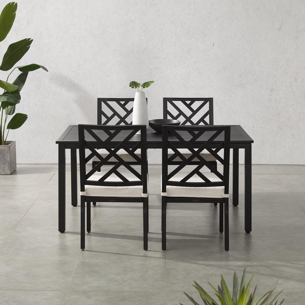 Locke 5Pc Outdoor Dining Set - Table & 4 Chairs. Picture 4