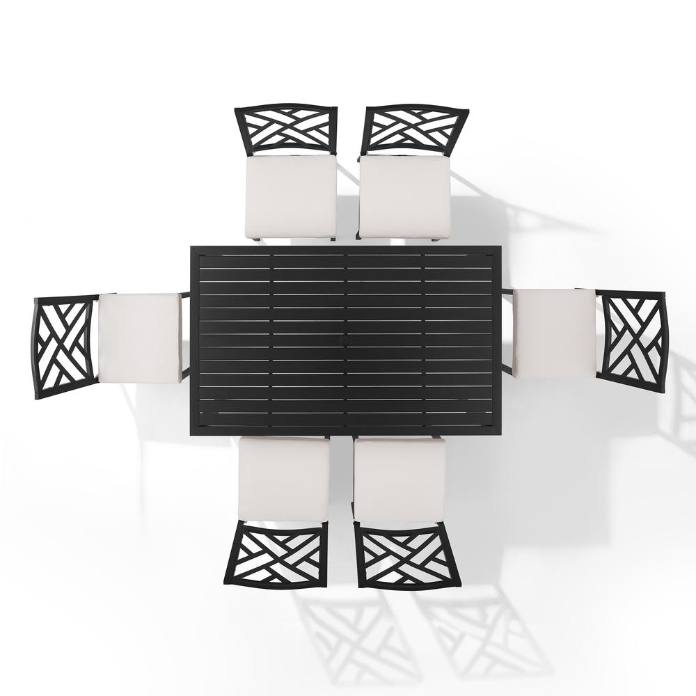 Locke 7Pc Outdoor Dining Set - Table & 6 Chairs. Picture 11