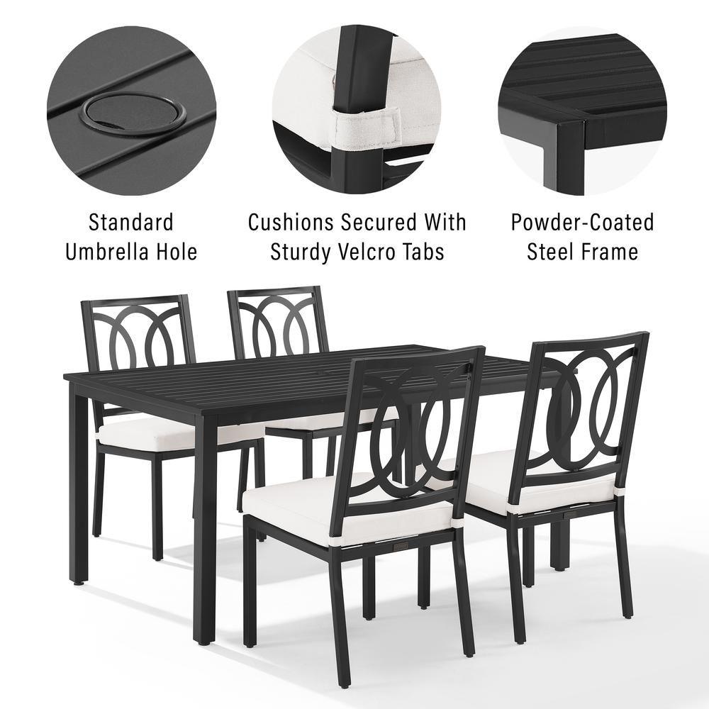Chambers 5Pc Outdoor Dining Set. Picture 6