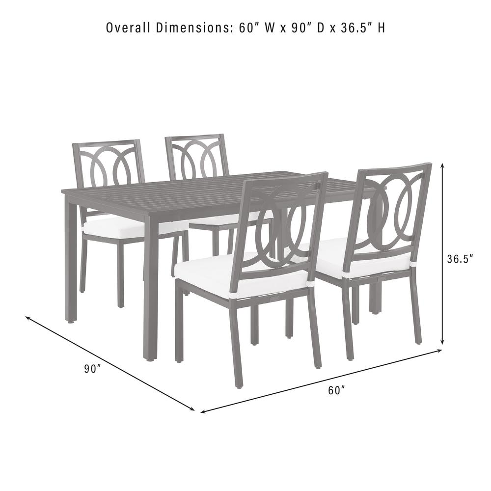 Chambers 5Pc Outdoor Dining Set. Picture 13