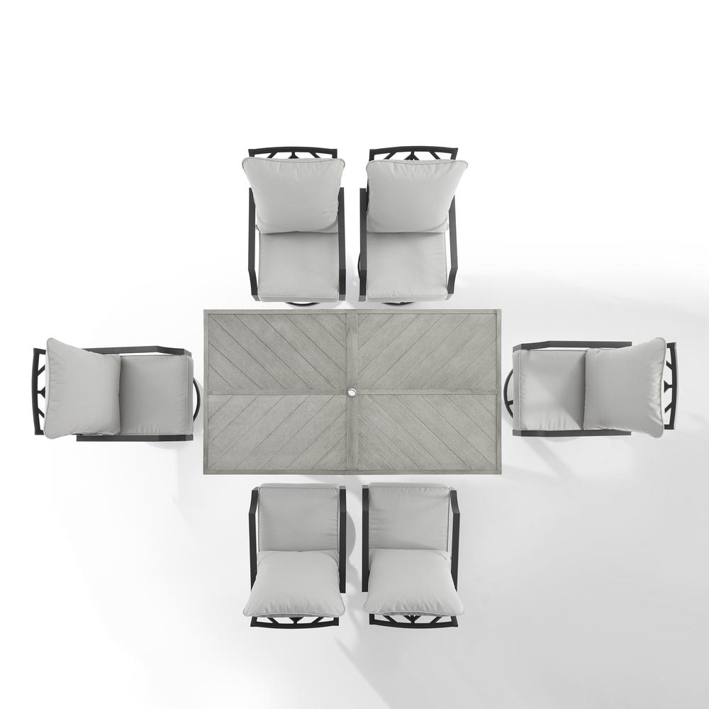 Otto 7Pc Outdoor Dining Set. Picture 4