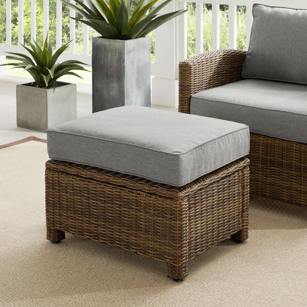 Bradenton Wicker Outdoor Ottoman. Picture 10