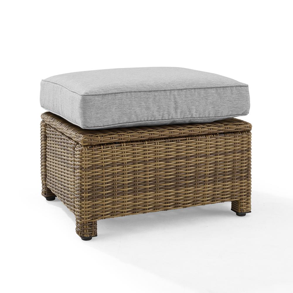 Bradenton Wicker Outdoor Ottoman. Picture 4