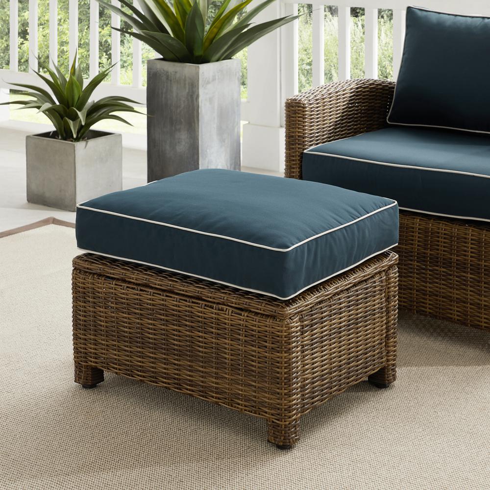 Bradenton Wicker Outdoor Ottoman. Picture 5