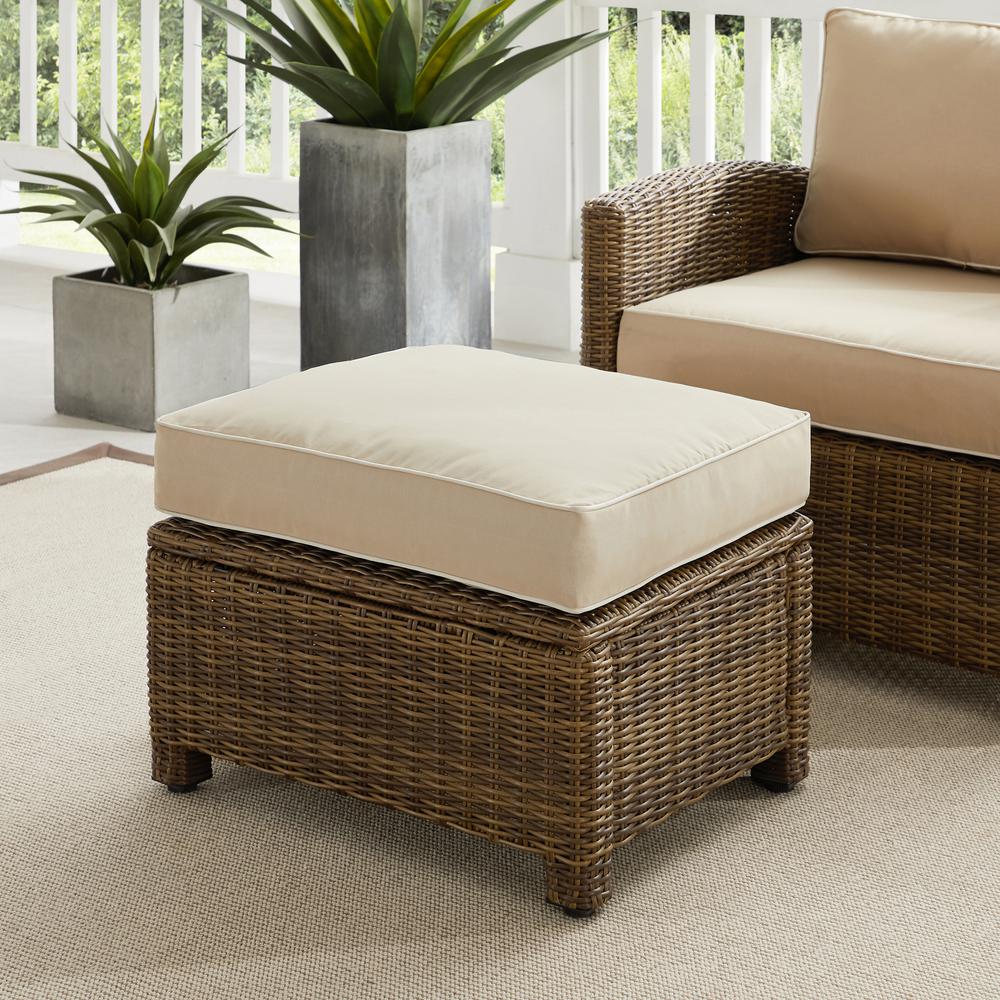 Bradenton Wicker Outdoor Ottoman. Picture 8