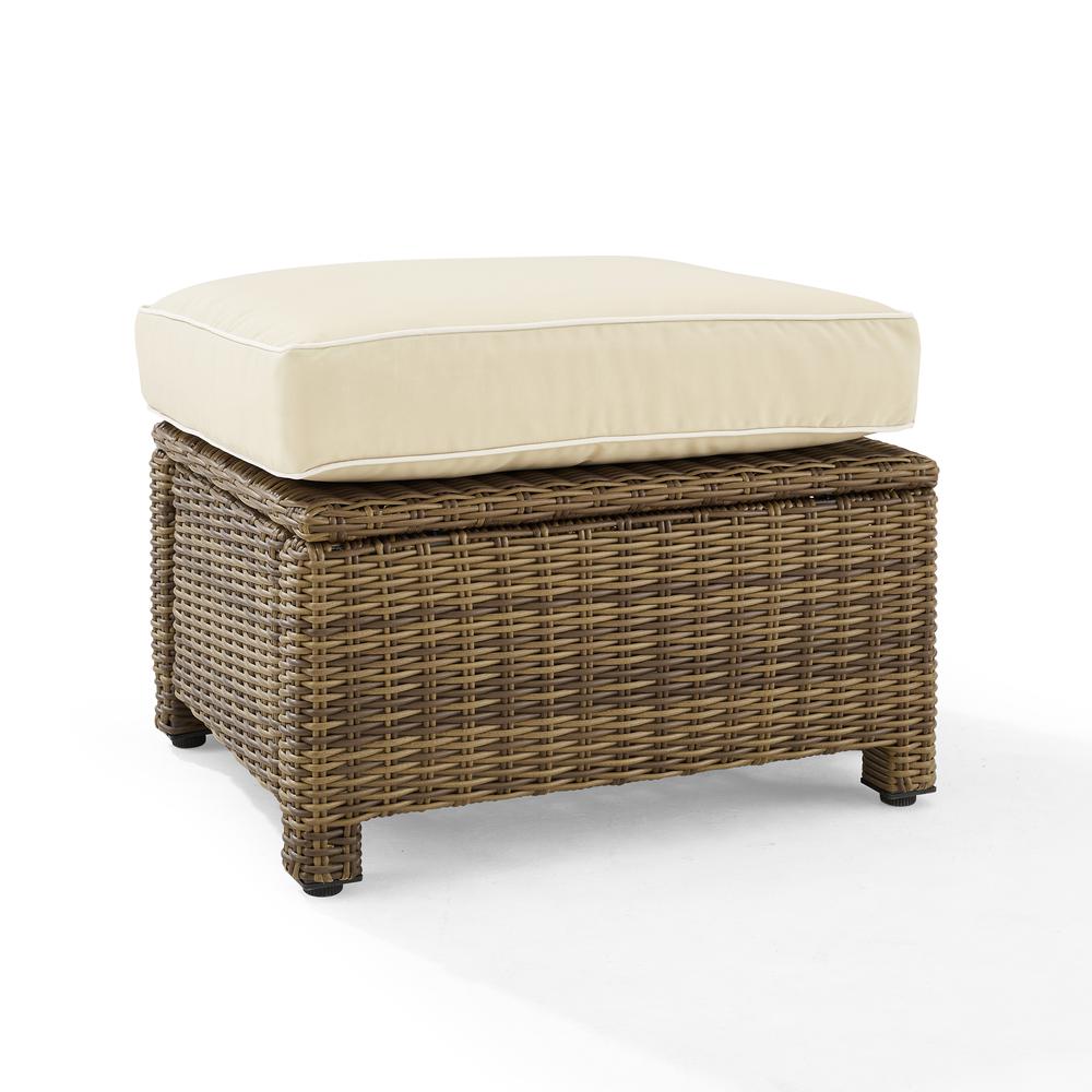 Bradenton Wicker Outdoor Ottoman. Picture 5