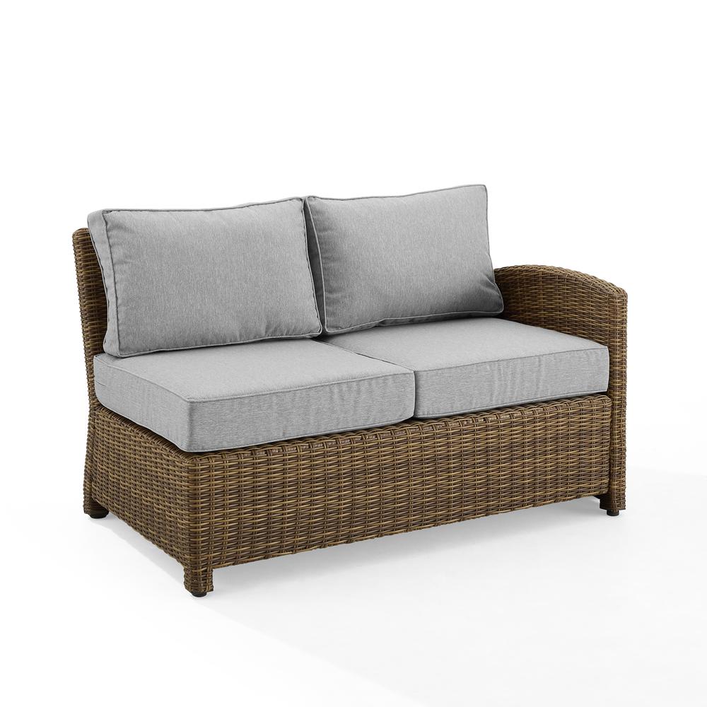 Bradenton Wicker Outdoor Sectional Right Side Loveseat. Picture 7