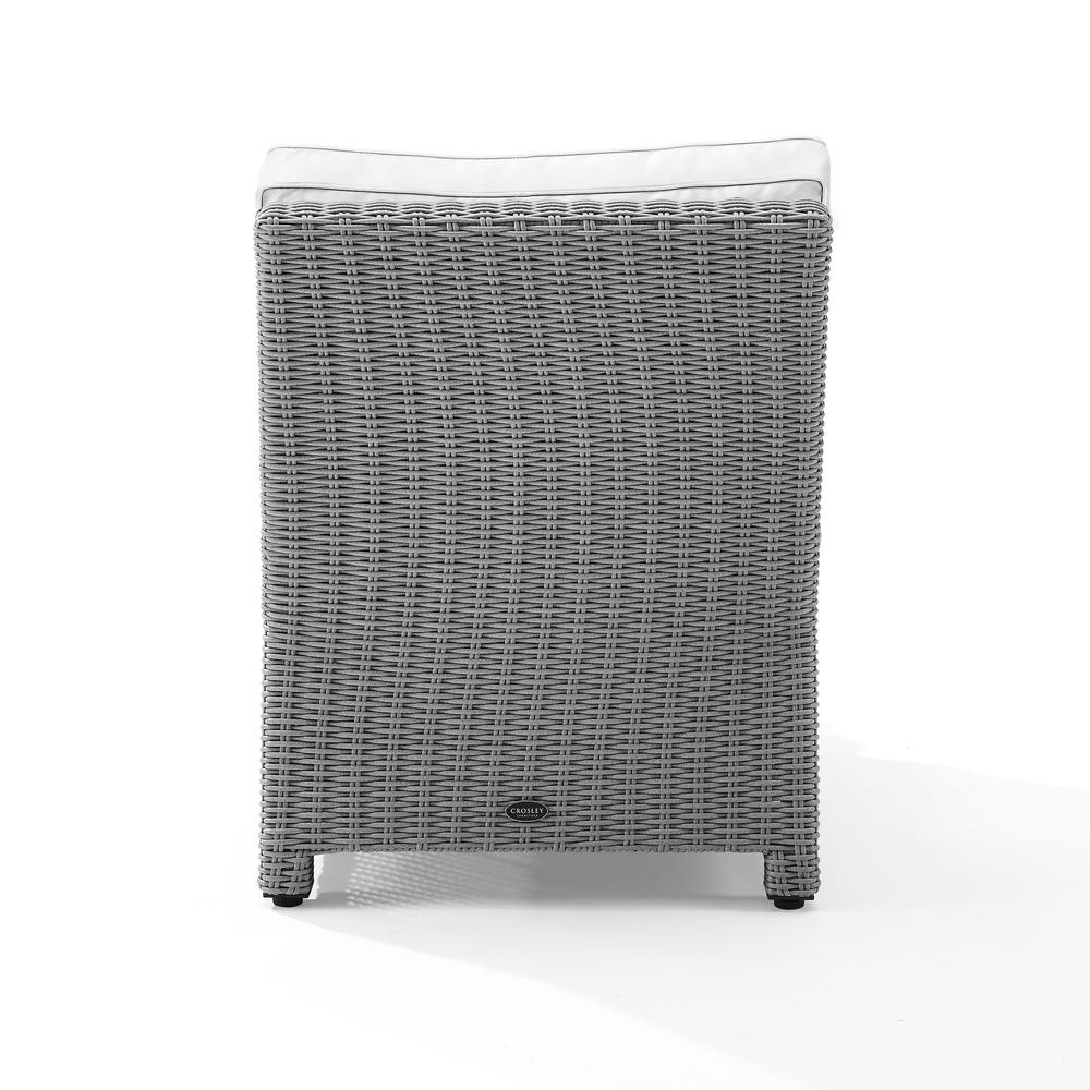 Bradenton Wicker Outdoor Sectional Chair - Sunbrella. Picture 9
