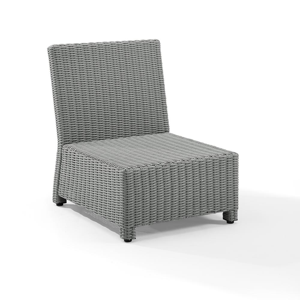 Bradenton Wicker Outdoor Sectional Chair - Sunbrella. Picture 10
