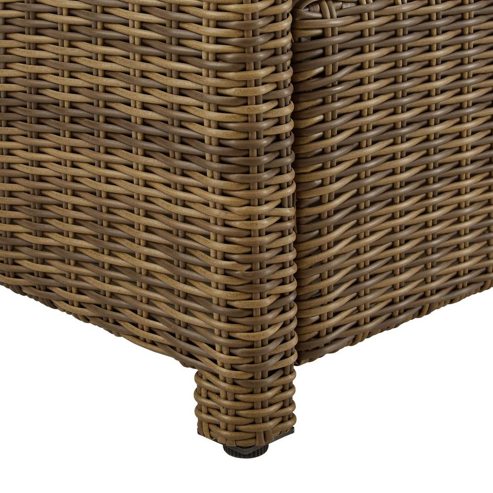 Bradenton Wicker Corner Outdoor Sectional Chair. Picture 4