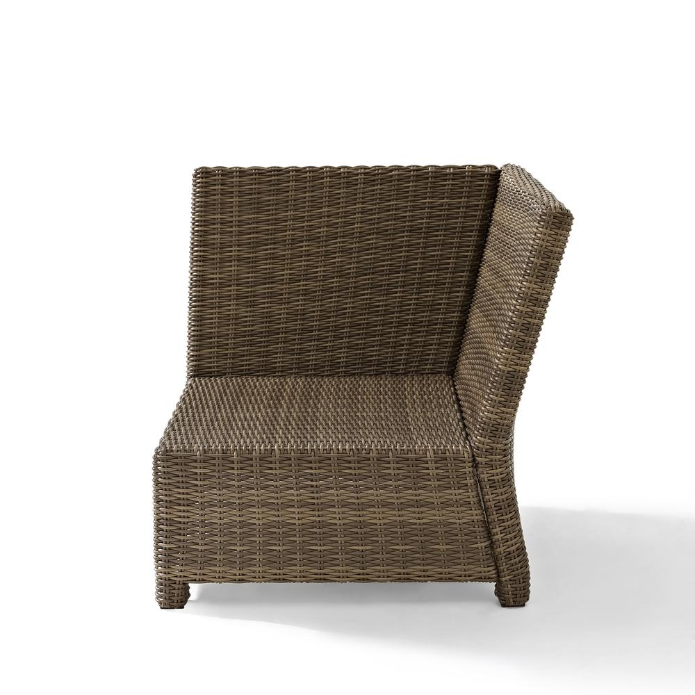 Bradenton Wicker Corner Outdoor Sectional Chair. Picture 13