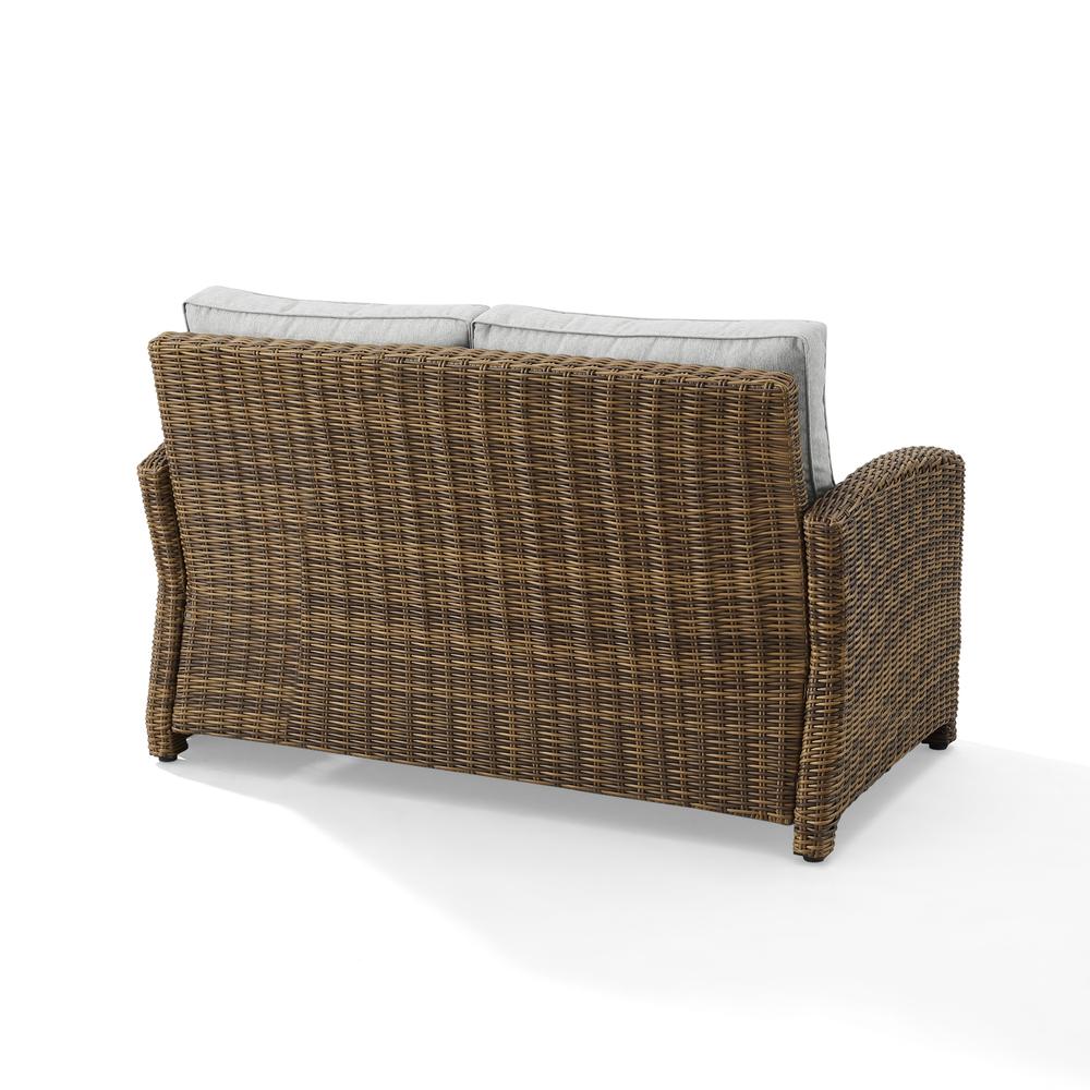 Bradenton Wicker Outdoor Loveseat. Picture 9