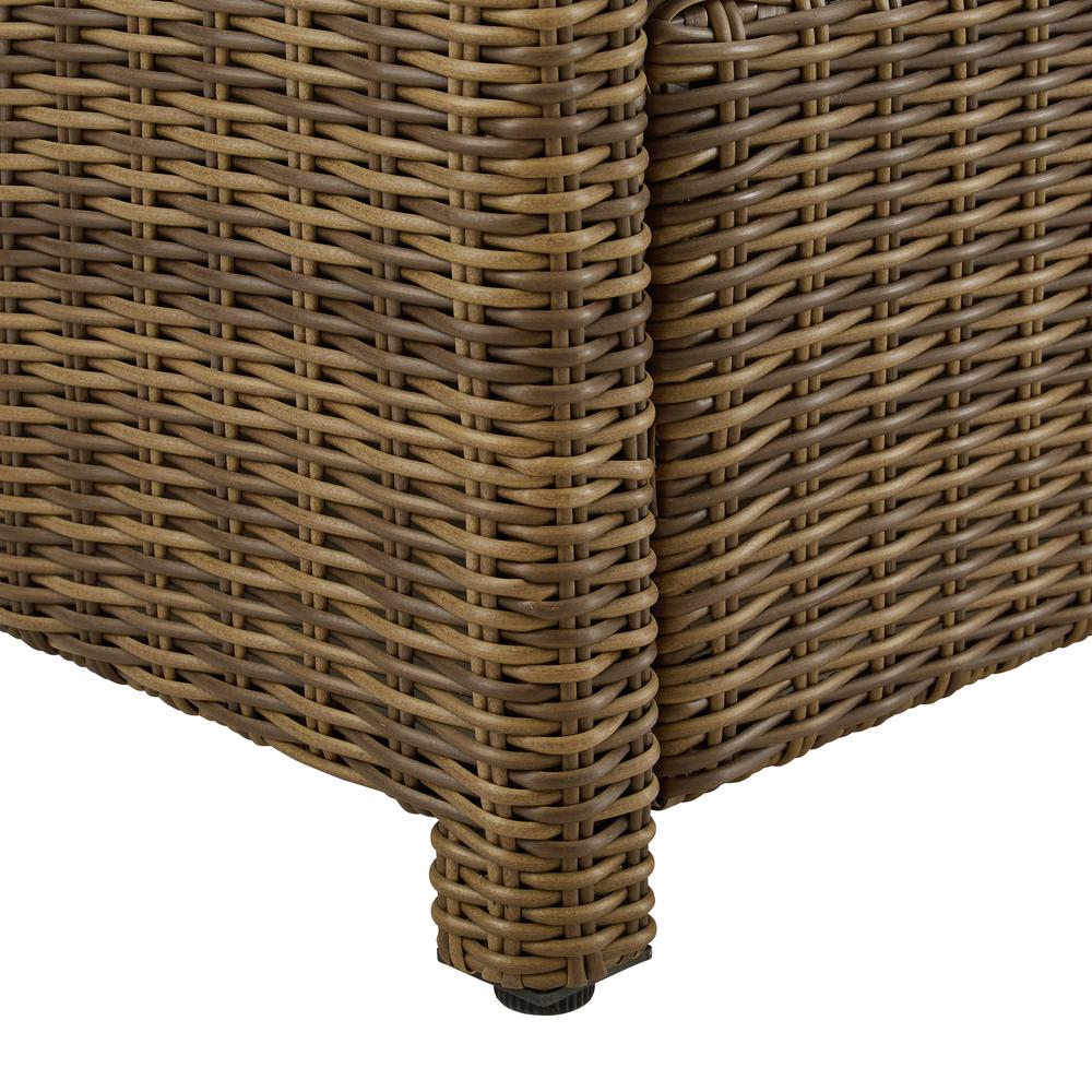 Bradenton Wicker Outdoor Loveseat. Picture 10