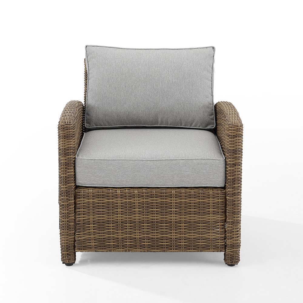 Bradenton Wicker Outdoor Chair. Picture 2