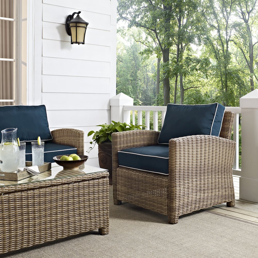 Bradenton Wicker Outdoor Chair. Picture 5