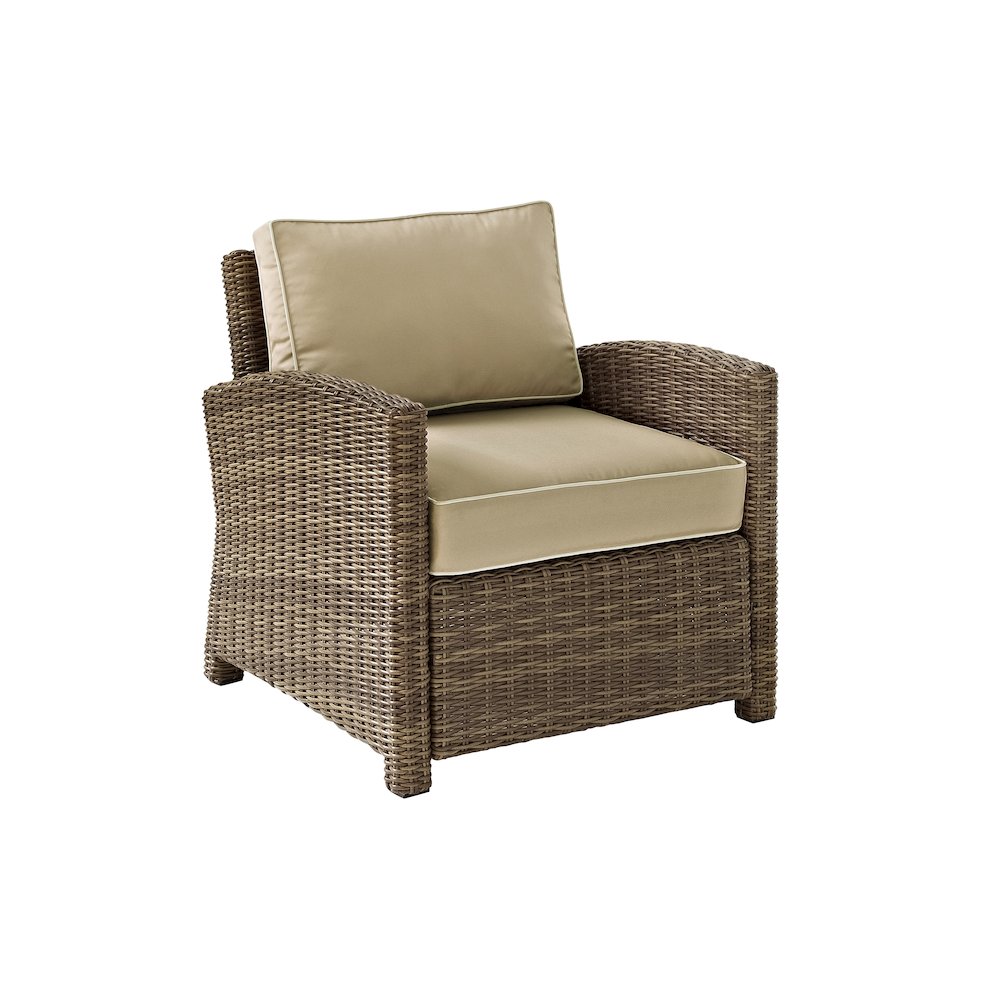 Bradenton Wicker Outdoor Chair. Picture 1