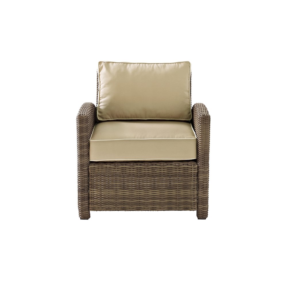 Bradenton Wicker Outdoor Chair. Picture 2