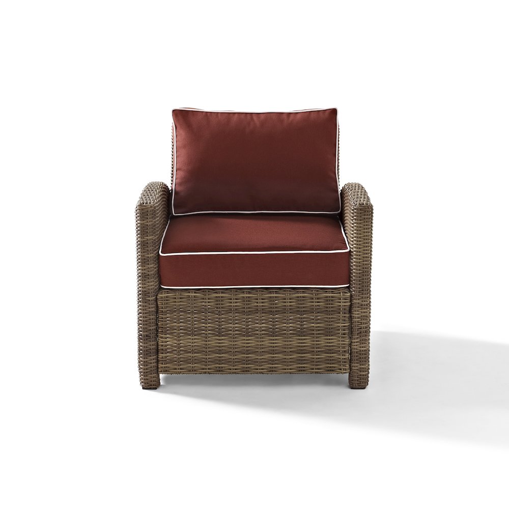 Bradenton Wicker Outdoor Chair. Picture 1