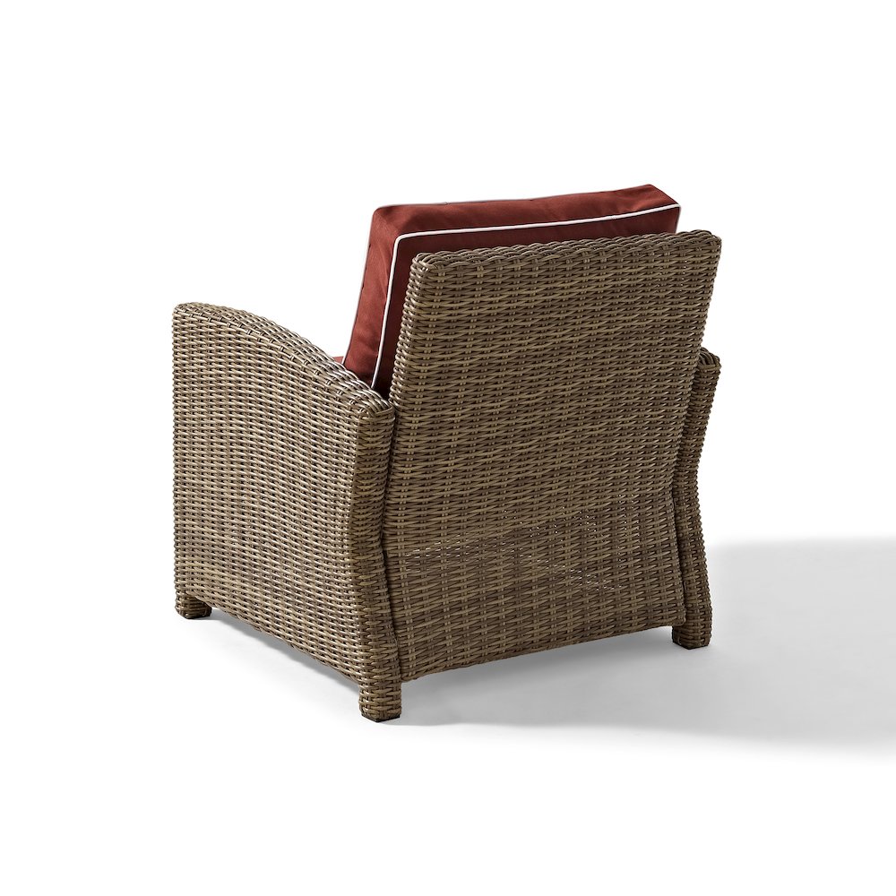 Bradenton Wicker Outdoor Chair. Picture 3