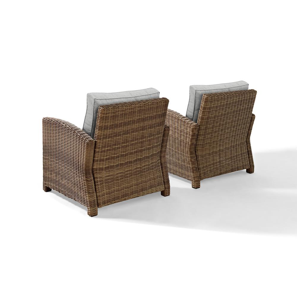 Bradenton 2Pc Wicker Outdoor Chair Set. Picture 3