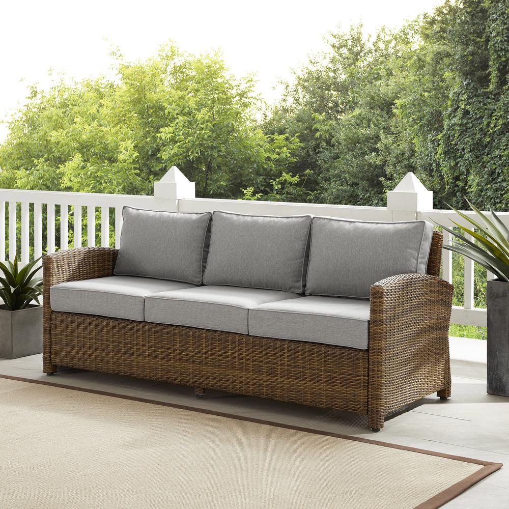Bradenton Wicker Outdoor Sofa. Picture 9