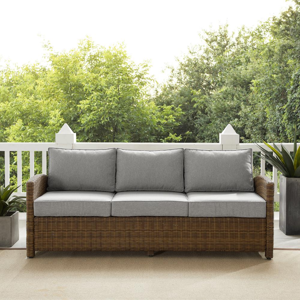 Bradenton Wicker Outdoor Sofa. Picture 8