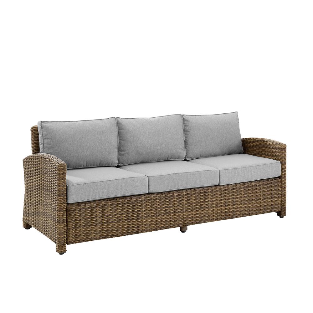 Bradenton Wicker Outdoor Sofa. Picture 1