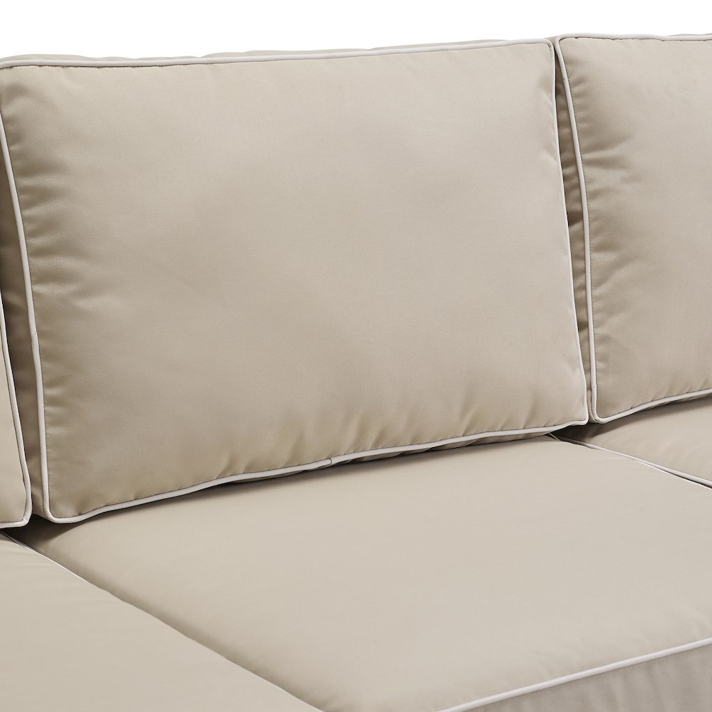 Bradenton Wicker Outdoor Sofa. Picture 9