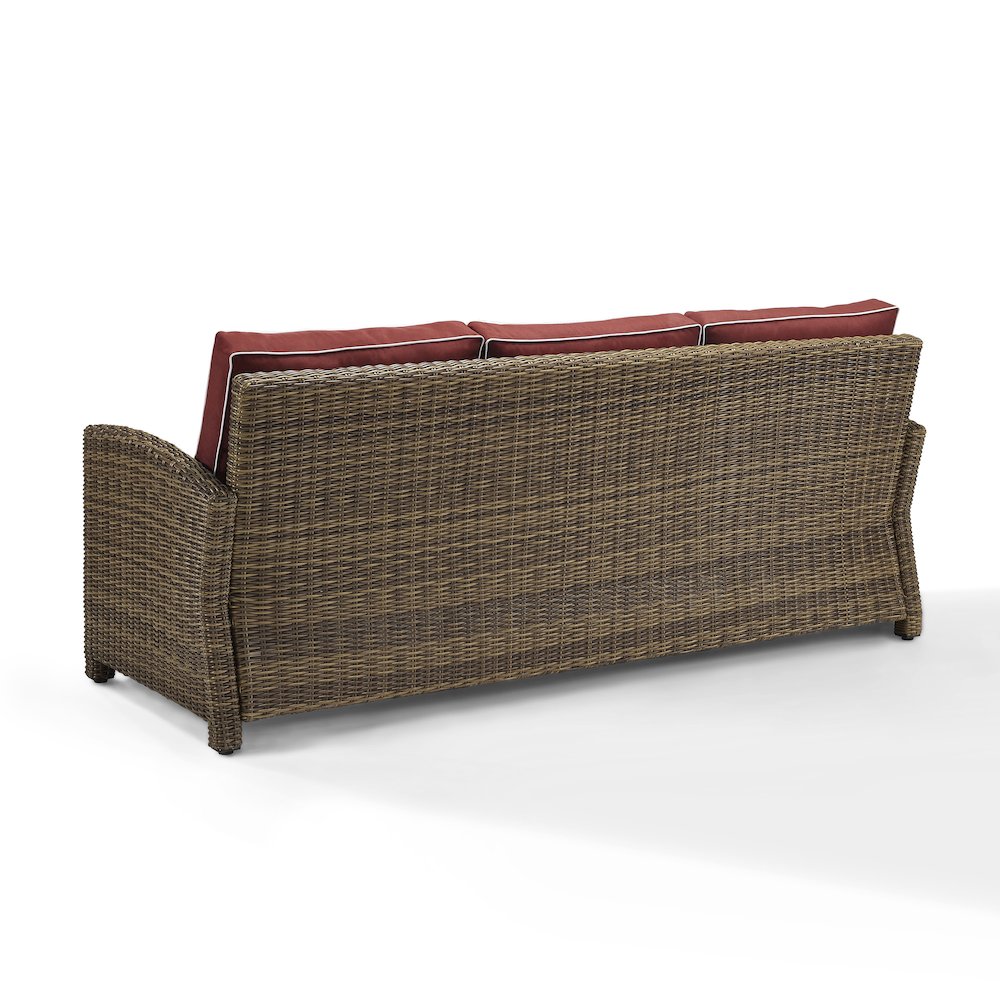 Bradenton Wicker Outdoor Sofa. Picture 2