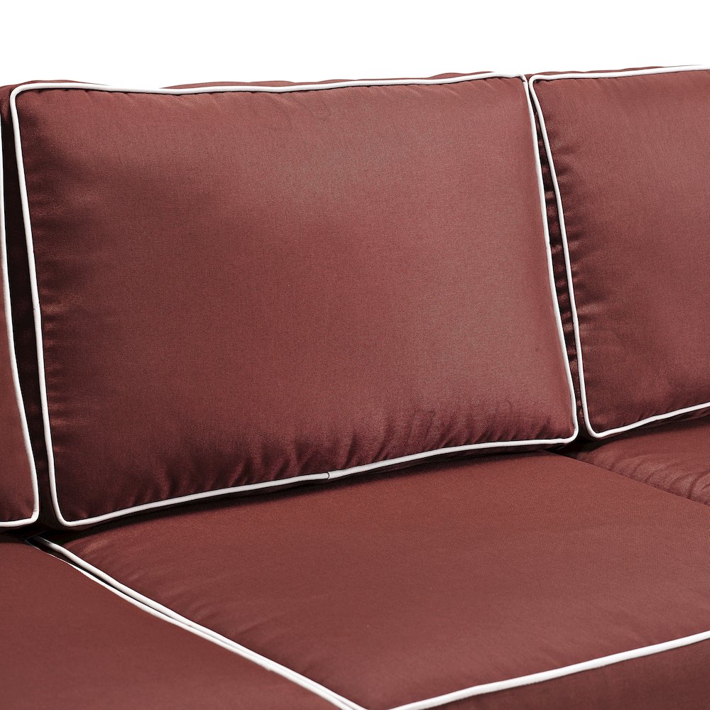 Bradenton Wicker Outdoor Sofa. Picture 10