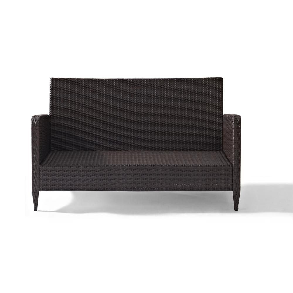 Kiawah Wicker Outdoor Loveseat. Picture 10