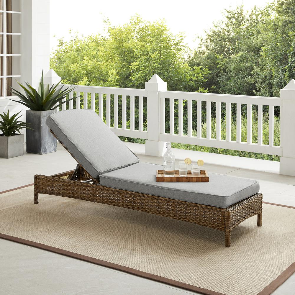 Bradenton Wicker Outdoor Chaise Lounge. Picture 4