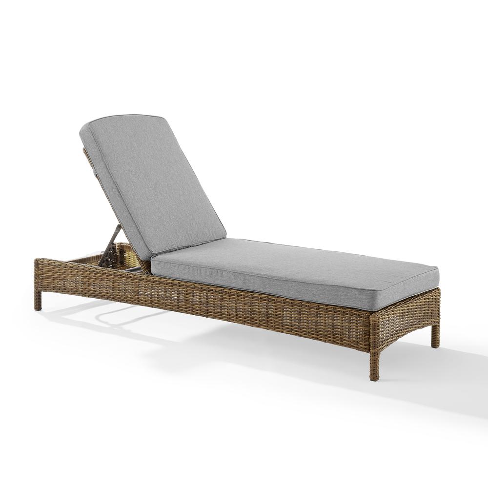 Bradenton Wicker Outdoor Chaise Lounge. Picture 2