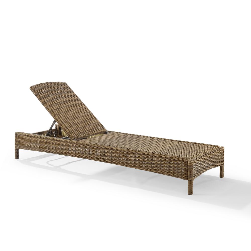 Bradenton Wicker Outdoor Chaise Lounge. Picture 3