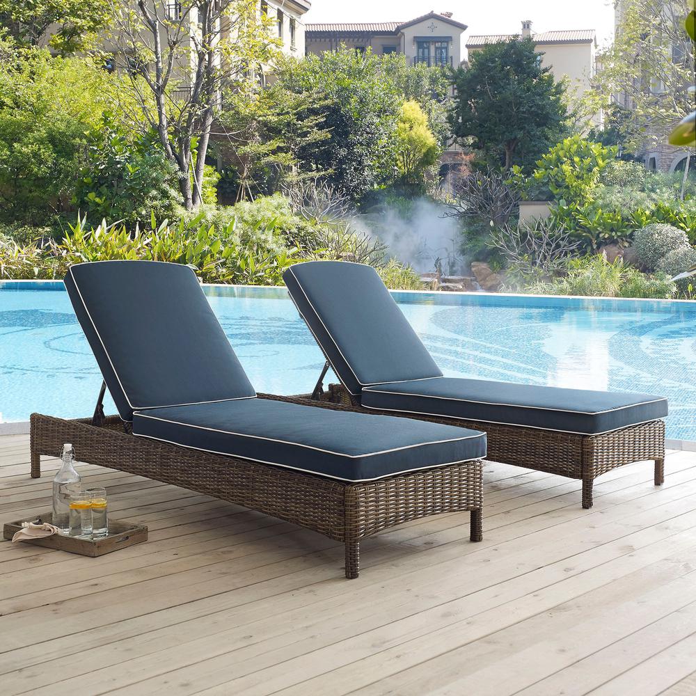 Bradenton Wicker Outdoor Chaise Lounge. Picture 4