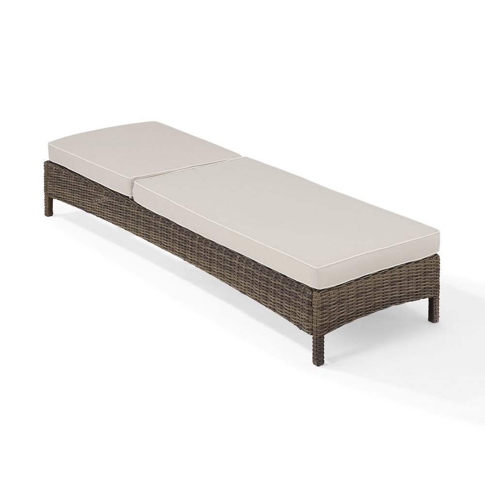 Bradenton Wicker Outdoor Chaise Lounge. Picture 2