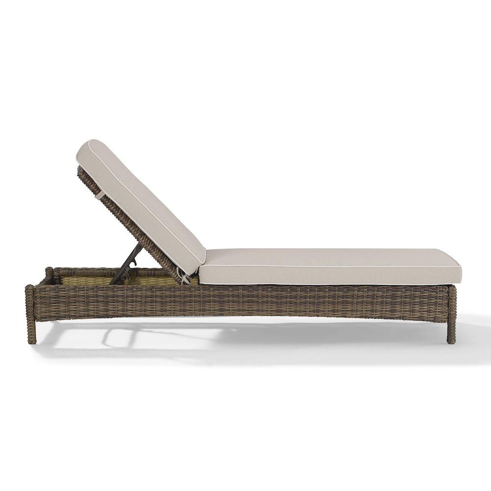 Bradenton Wicker Outdoor Chaise Lounge. Picture 11