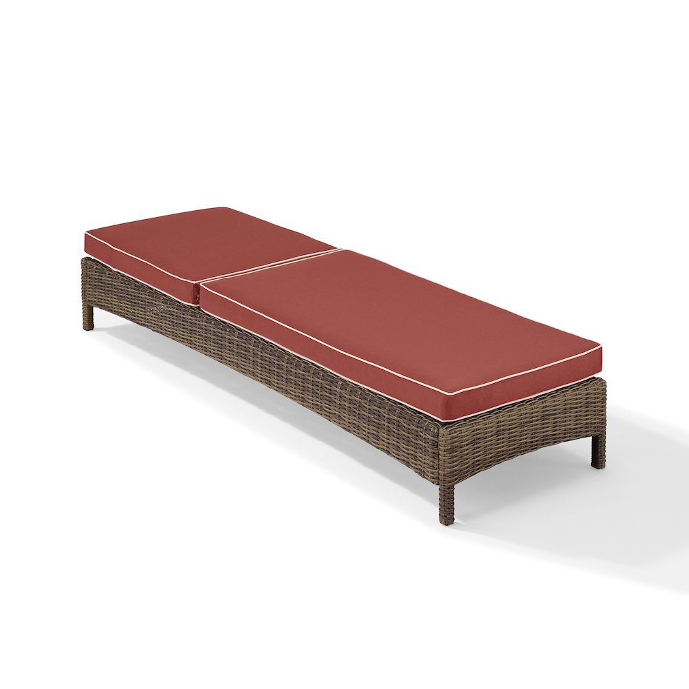 Bradenton Wicker Outdoor Chaise Lounge. Picture 13