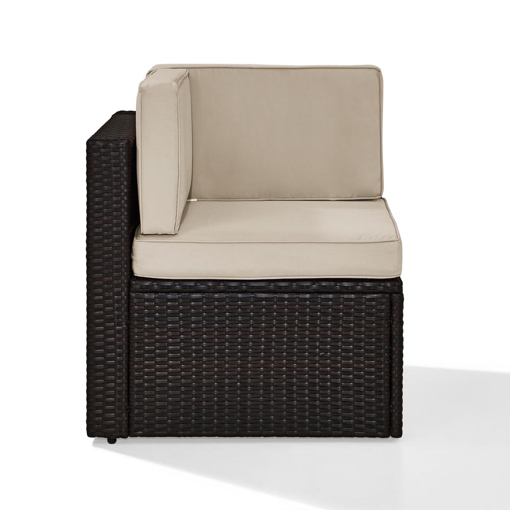 Palm Harbor Wicker Corner Outdoor Sectional Chair. Picture 4