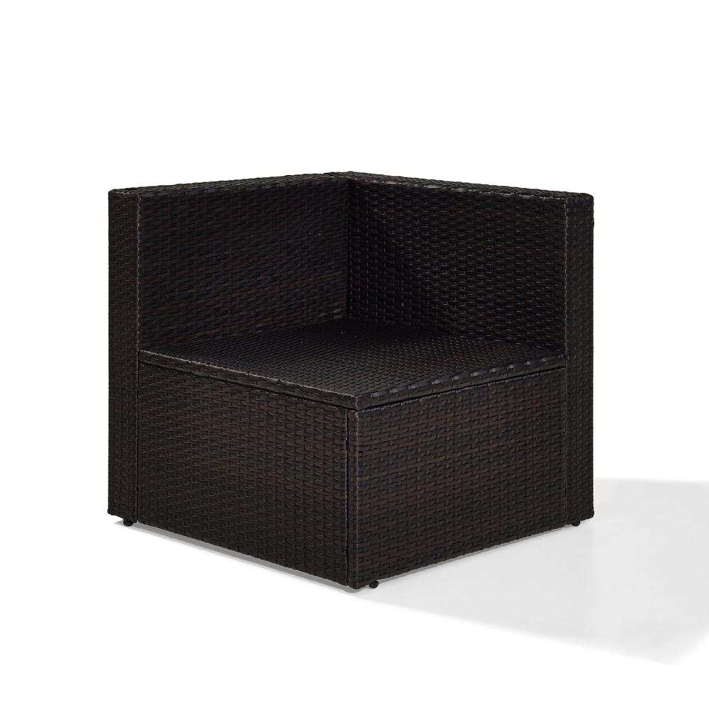 Palm Harbor Wicker Corner Outdoor Sectional Chair. Picture 6