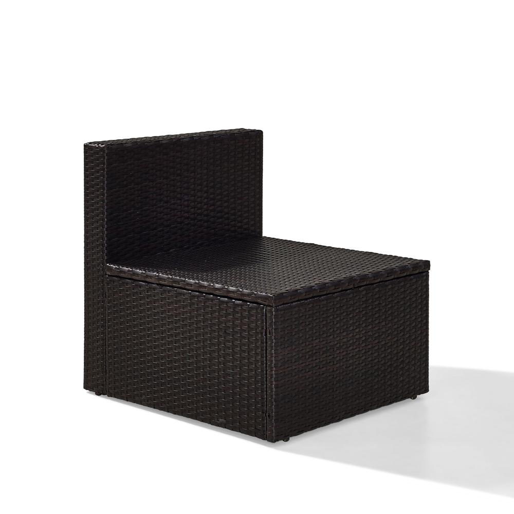 Palm Harbor Wicker Armless Outdoor Sectional Chair. Picture 6