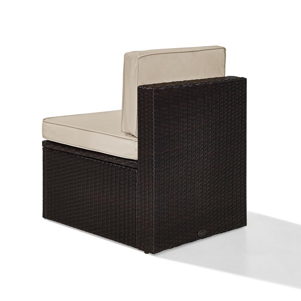 Palm Harbor Wicker Armless Outdoor Sectional Chair. Picture 5