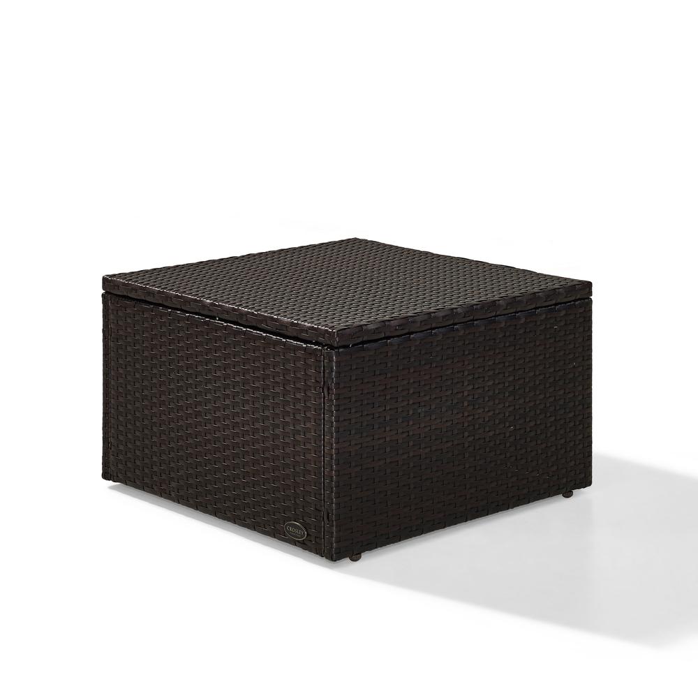 Palm Harbor Wicker Outdoor Ottoman. Picture 6